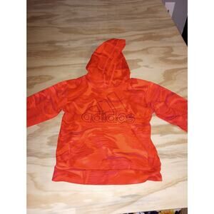 Kids Adidas Hoodie Red Size 5